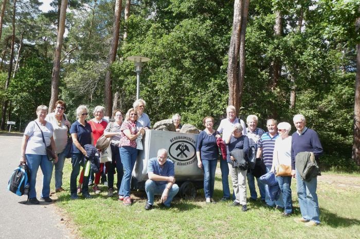 Die BRH-Gruppe auf Bergwerkstour