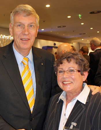 Bundesvorsitzende Gerti Schäffler-Kroner mit Innenminister a.D. Dr. Ingo Wolf (Euskirchen).