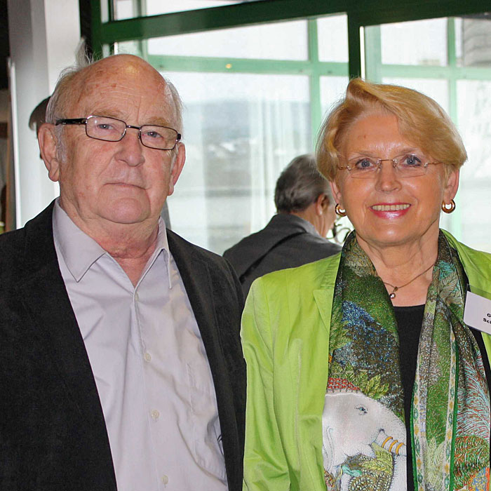 BRH Landesvorsitzender Hans Burggraf  -  auf unserem Foto mit LSV-Chefin Gabi Schnell  -  unterstützte vielfältige Bemühungen der Landesseniorenvertretung, die der Verbesserung der Situation älterer Menschen dienen sollen.